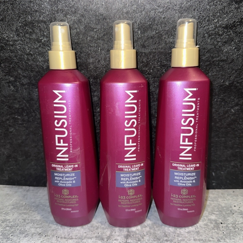 3 Infusium i-23 Complex Moisturize + Replenish Original Leave-In Treatment 13 Oz
